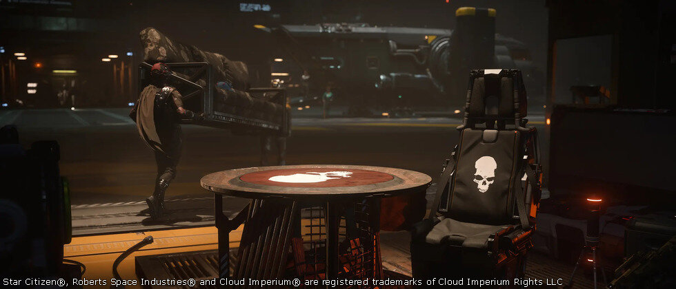 Star Citizen Salvaged Skull Furniture